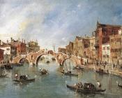 The Three Arched Bridge at Cannaregio - 弗朗西斯科·格拉蒂